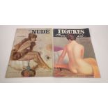 Two vintage magazines of Nudes