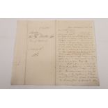 A letter relating to the Northampton Post Office, 1835
