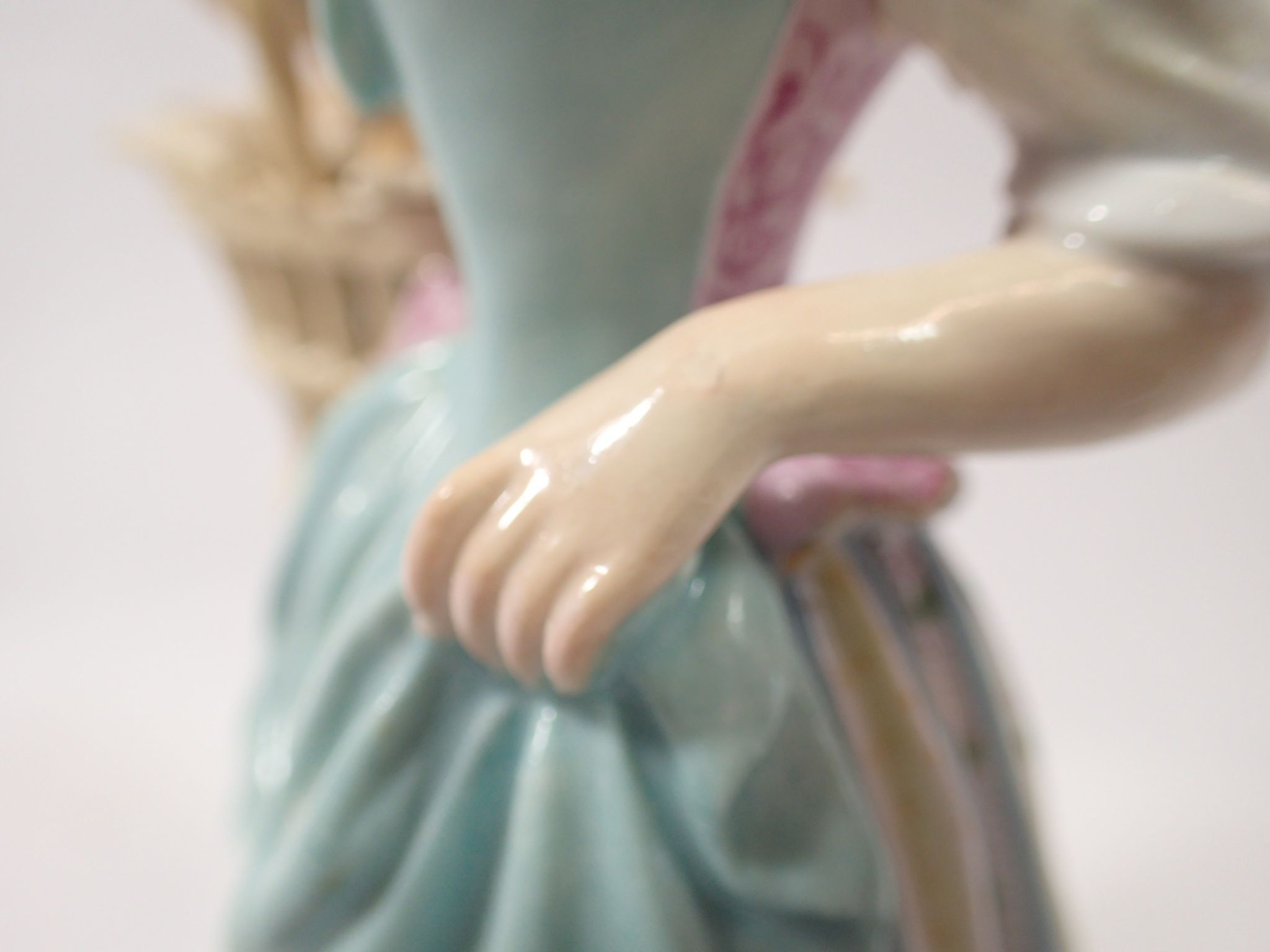 A 19th century Meissen porcelain Cris de Paris figure of a pastry seller, 19cm tall, blue crossed - Image 10 of 15