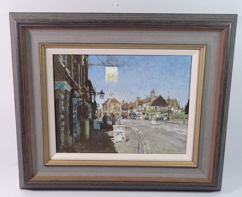 Dennis Syrett - oil on canvas 'Old Amersham' signed with original receipt and certificate,