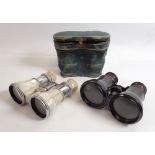 Two pairs of Victorian opera glasses