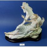 A Lladro group 'The Goddess and The Unicorn' No. 06007, with box