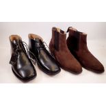 Two pairs of Samuel Windsor men's shoes, size 8