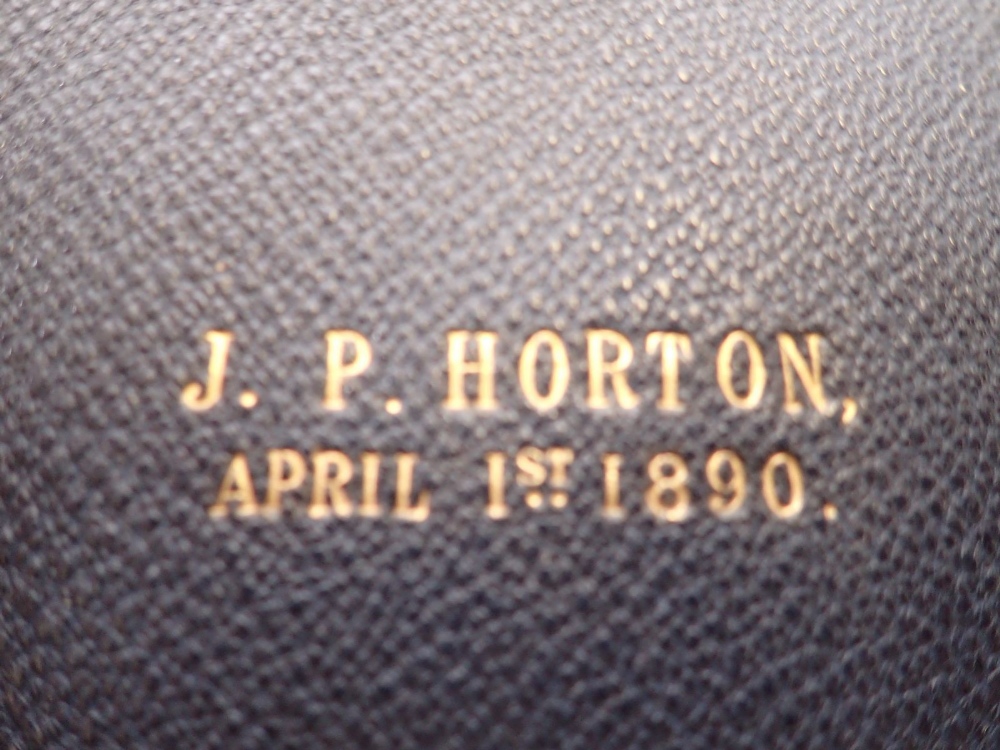 A good quality Victorian family photograph album with illustrations "J P Horton, April 1890" and - Image 4 of 4