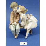 A Lladro group 'Ten and Growing' No 07635, boxed