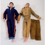 Two vintage Action Men