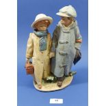 A Lladro figure 'Off to School' No 12242, boxed