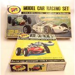 A Nichimo Japanese car racing set in two boxes