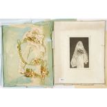 A Joy Bell's vintage bridal veil and headdress - boxed