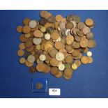 A quantity of pre-decimal and decimal British coinage including: farthings through half crowns, 5