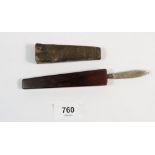 A Manual Tool Co small wood carving knife, total length 17cm