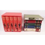 The Folio Society: Rudyard Kipling, short stories, five volumes in slip case with five more Folio