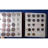 Two coin albums including: world coinage 19th and 20th century with examples: Australia, Canada,