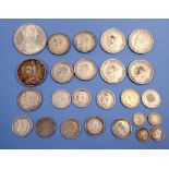 A quantity of pre 1920 silver coins, mainly british approx 222g silver content, plus an Austrian