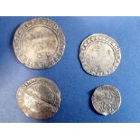 A quantity of silver hammered coins including: Edward I penny: 1272 - 1307, Elizabeth I shilling