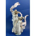 A Lladro group No 5819 'Allegory of Liberty' with stand, boxed - very good condition