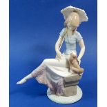 A Lladro figure 07612 'Picture Perfect' - boxed - good condition