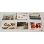 A shoebox of Wales postcards (300 approx) and Channel Islands