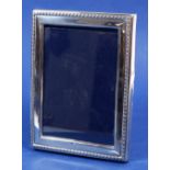 A Mappin & Webb silver photograph frame 15.7 x 12cm overall, Sheffield 2000