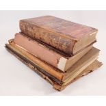 A group of antique books to includes piano music, some with illustrated covers, Gaskells