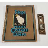 A 1922 Osram Lamps advertising booklet on the making of lamps with pictures and cut outs and