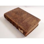 An 18th century German religious book, 1778 leather bound