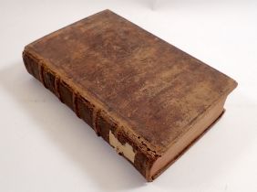 An 18th century German religious book, 1778 leather bound