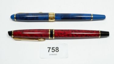 A Watermans fountain pen and a Pierre Farber pen