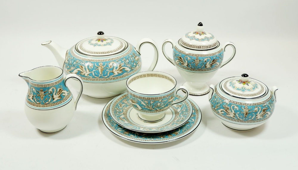 A Wedgwood Florentine dinner service 151 pieces in total comprising: nine 9" plates, nine 8"
