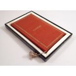 Gandhi - silk bound book published by The Impact India Foundation, boxed