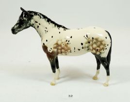 A Beswick Appaloosa horse, good condition