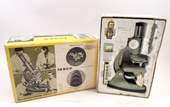 A Tarco students microscope boxed