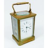 An eight day striking large bracket clock with Redfield, Liverpool retailers label, 13cm