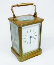 An eight day striking large bracket clock with Redfield, Liverpool retailers label, 13cm