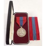 An Imperial service medal to Evelyn Noah Williams, cased