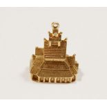 A 14ct gold Norwegian church charm, 5.5g