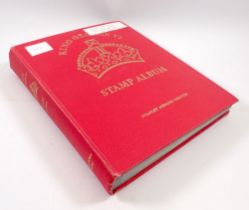 A George VI Commonwealth stamp album, over 1700 stamps mint/unmounted, cat value £8,500