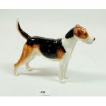 A Royal Doulton English Foxhound HN1026, 14cm tall