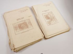 A quantity of loose maps from The Hamsworth Universal Atlas