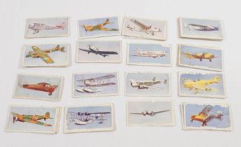 Approx thirty Grey's Aircraft cigarette cards - some stuck together