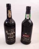 Two bottles of port to include a Dows 1970 vintage port and a Dows 1992 late bottled vintage port