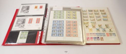 An Isle of Man stamp album and another GB Island based album