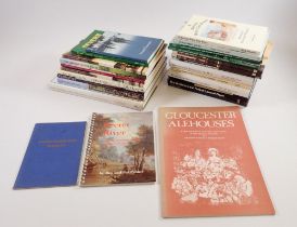 A box of books on Gloucester, Forest of Dean and other local interest