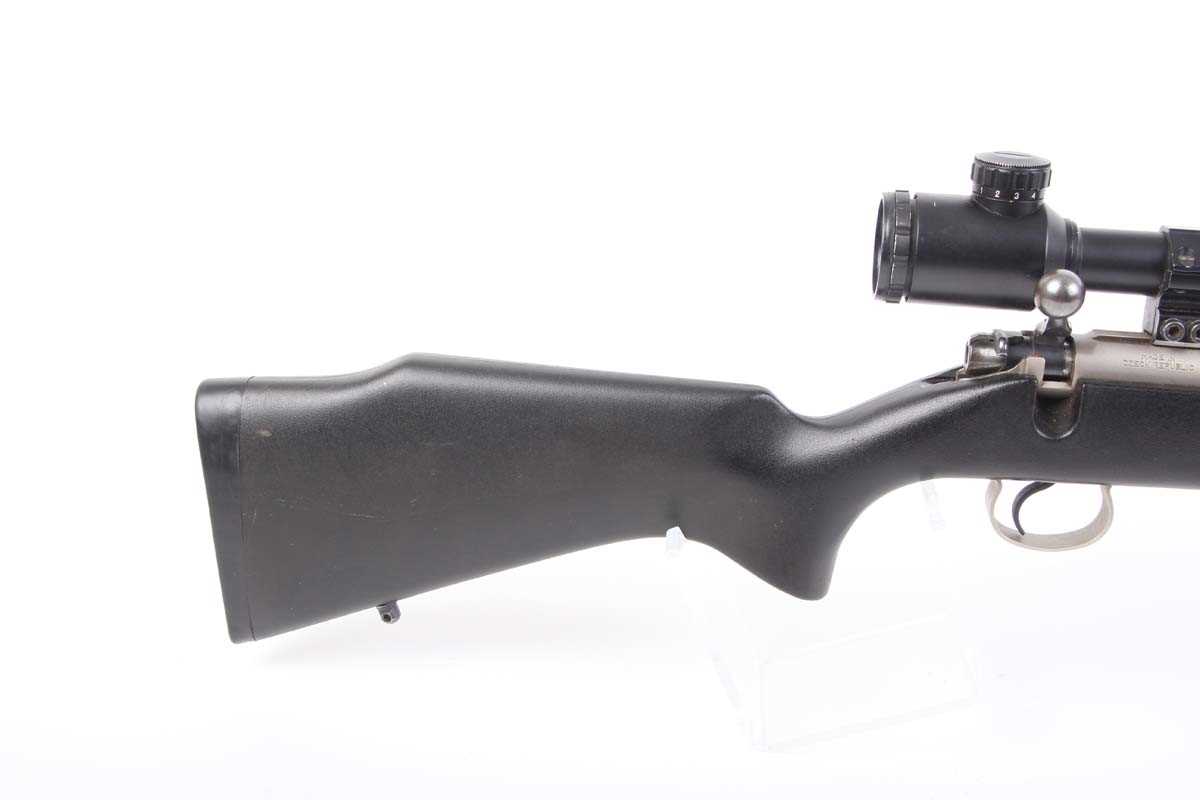 Ⓕ (S1) .22 CZ 452-2E bolt action rifle, 17 ins screw cut stainless steel barrel (alloy moderator - Image 2 of 8