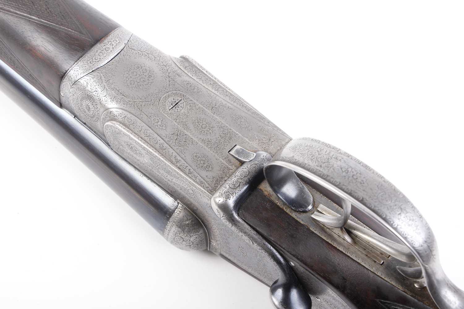 Ⓕ (S2) A 12 bore assisted-opening sidelock ejector by Boss & Co, the 30 ins barrels choked at ic & ¼ - Image 12 of 32