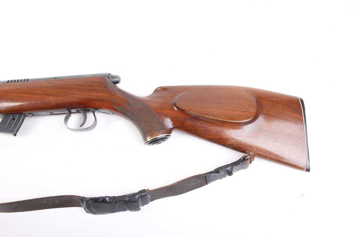 Ⓕ (S1) .22 Krico semi automatic rifle, 22½ ins screw cut barrel, 10-shot magazine, pistol grip stock - Image 7 of 9