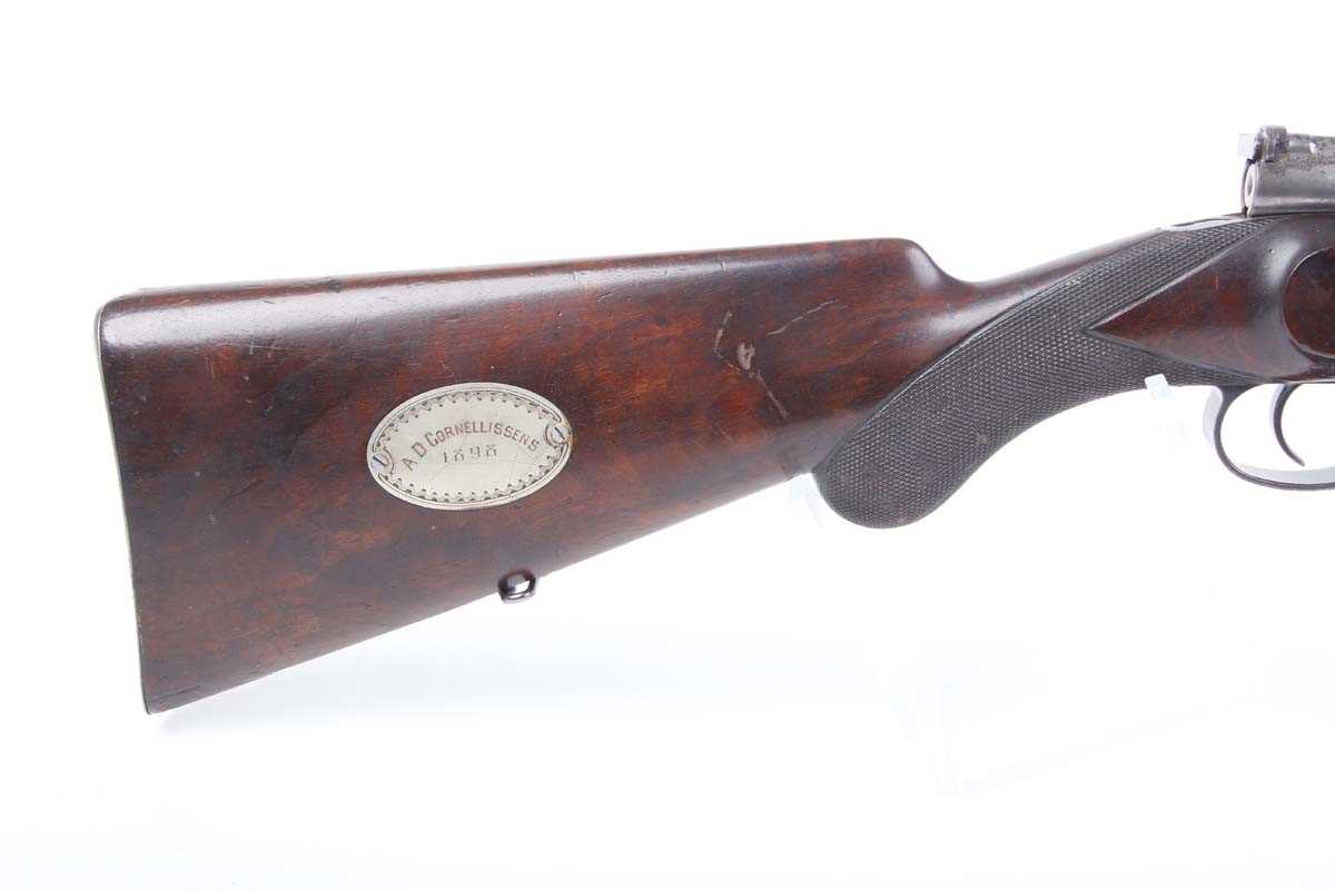 Ⓕ (S1) 7 x 57mm DWM Mauser bolt action sporting rifle, 27½ ins three-stage barrel (CIP proof), blade - Image 2 of 9