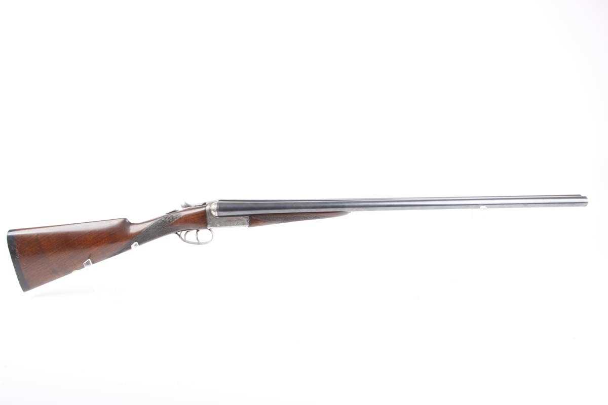 Ⓕ (S2) 12 bore Webley & Scott boxlock ejector, 28 ins barrels, ¼ & ½, the breech inscribed