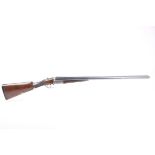 Ⓕ (S2) 12 bore Webley & Scott boxlock ejector, 28 ins barrels, ¼ & ½, the breech inscribed