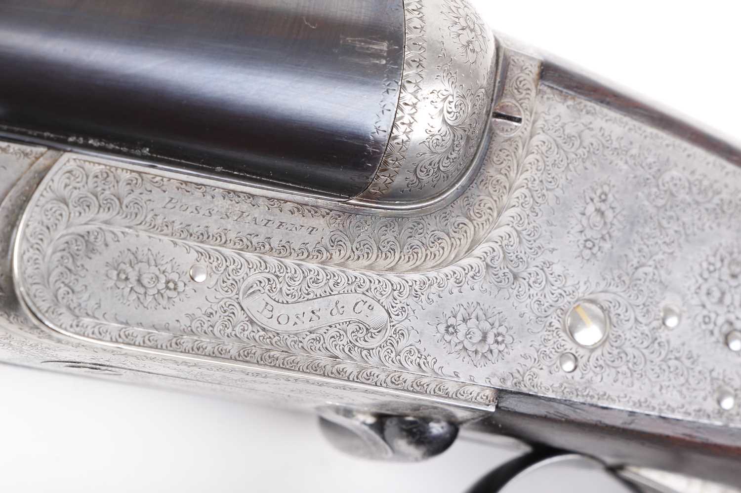 Ⓕ (S2) A 12 bore assisted-opening sidelock ejector by Boss & Co, the 30 ins barrels choked at ic & ¼ - Image 13 of 32